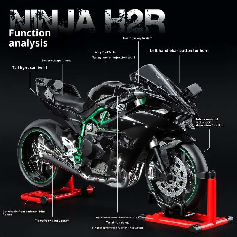Kawasaki Ninja H2R Model Dynam – Battery Case Storage recenzja i cena