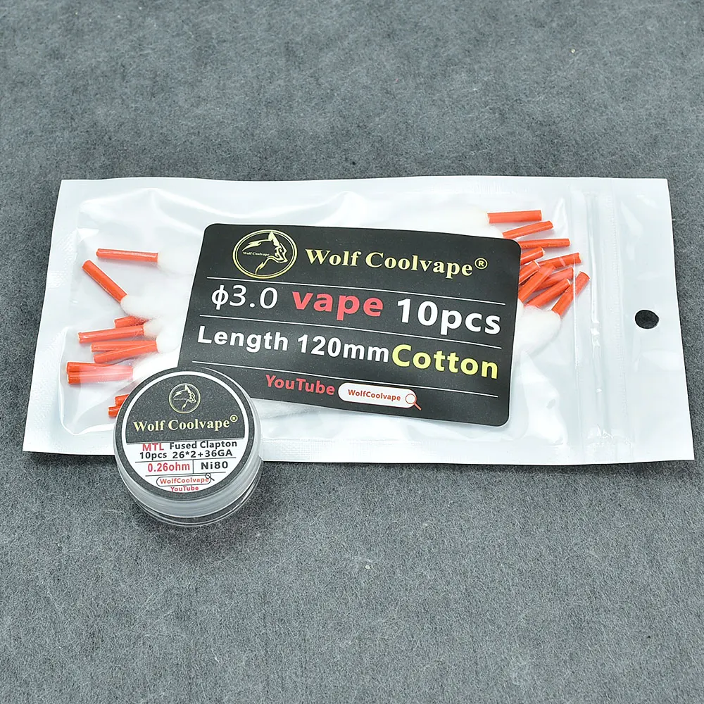 Wolfcoolvape NI80 Gotowa Grzał – Clapton Wire Pre Built recenzja i cena