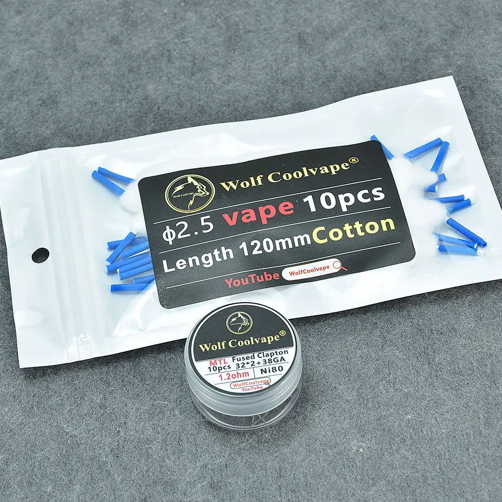 Wolfcoolvape NI80 Gotowa Grzał – Clapton Wire Pre Built recenzja i cena
